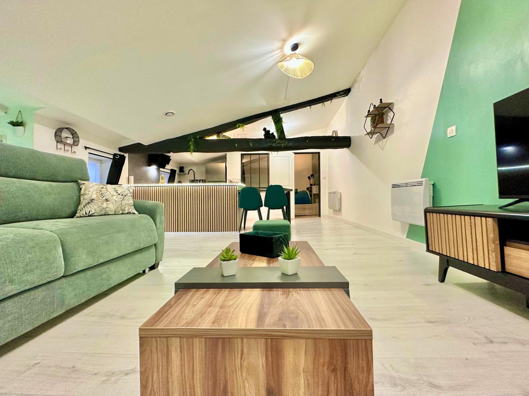 Apartamento L'atypique Jungle - Hyper Centre - Refait A Neuf